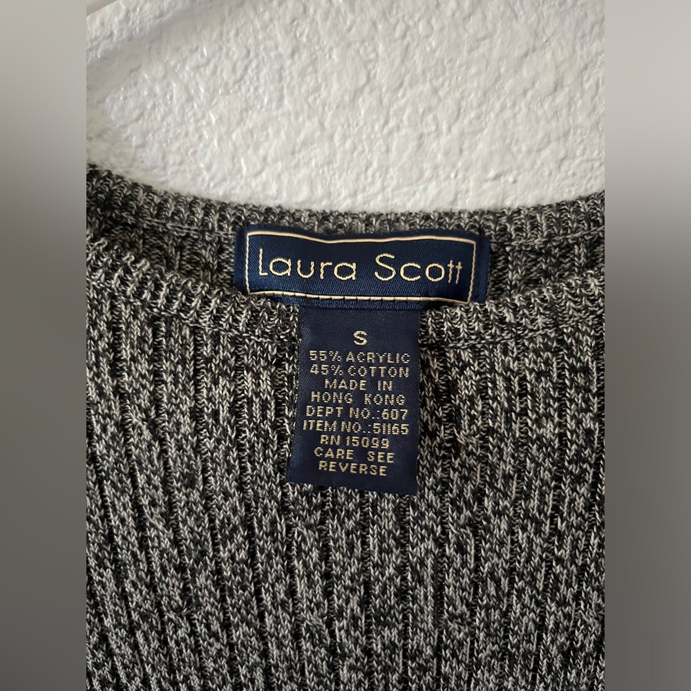 Laura Scott Knit Short Sleeve Sweater for Women (size small) - Picture 3 of 4